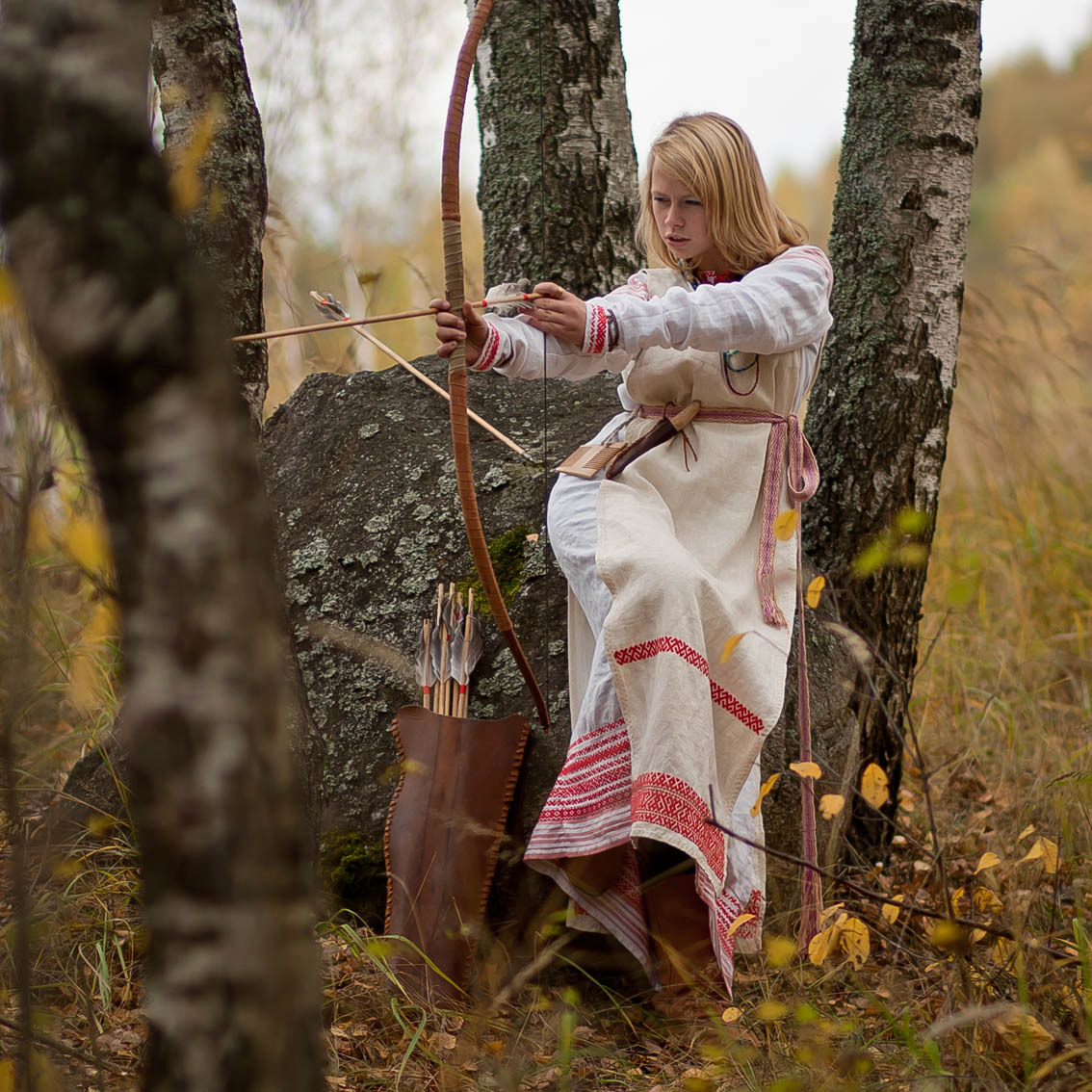 Sexy photo Girls in Slavic costumes in Chenzhou